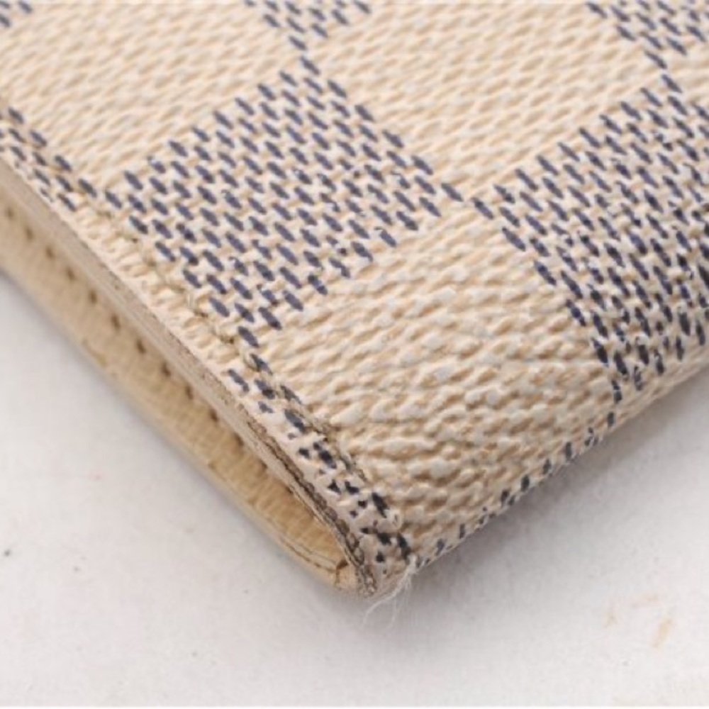 Auth Louis Vuitton Damier Azur Portef euille Sarah Long Wallet - Picture 5 of 16